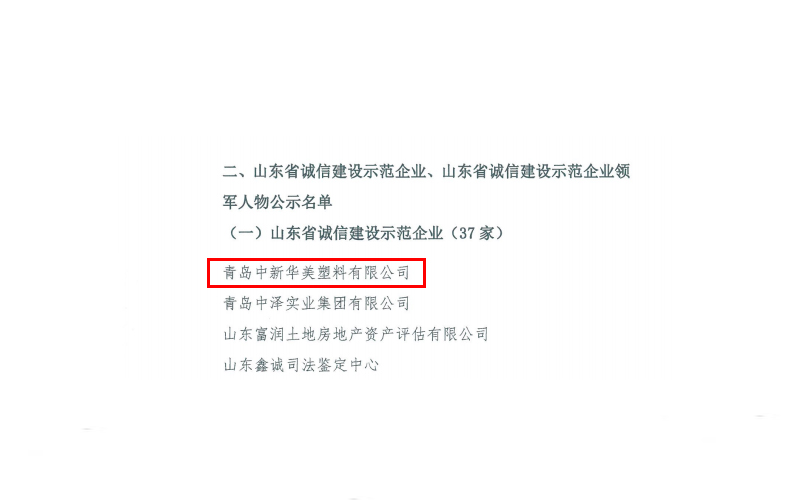 山東省誠信建設(shè)促進會公示