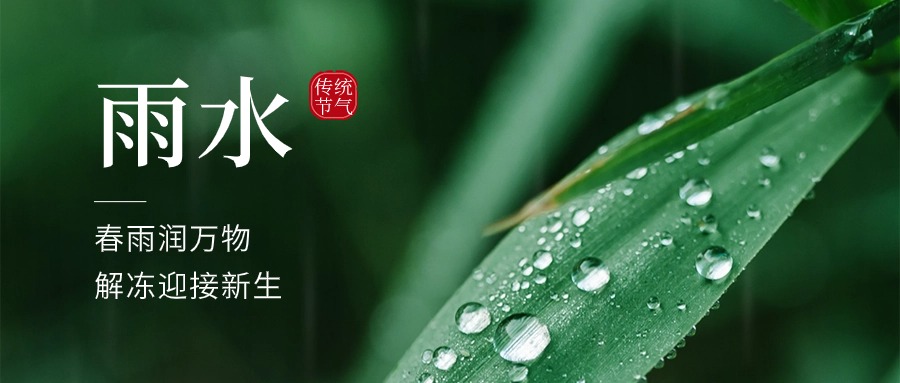 雨水|愿您此春安康如意